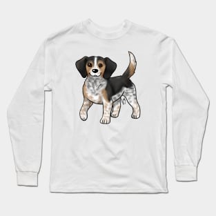 Dog - Queen Elizabeth Pocket Beagle - Blue Tick Long Sleeve T-Shirt